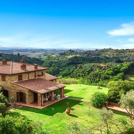 Casa Ora D'Oro - Panoramic Views / Pool / Private Garden Villa Trequanda Exteriör bild