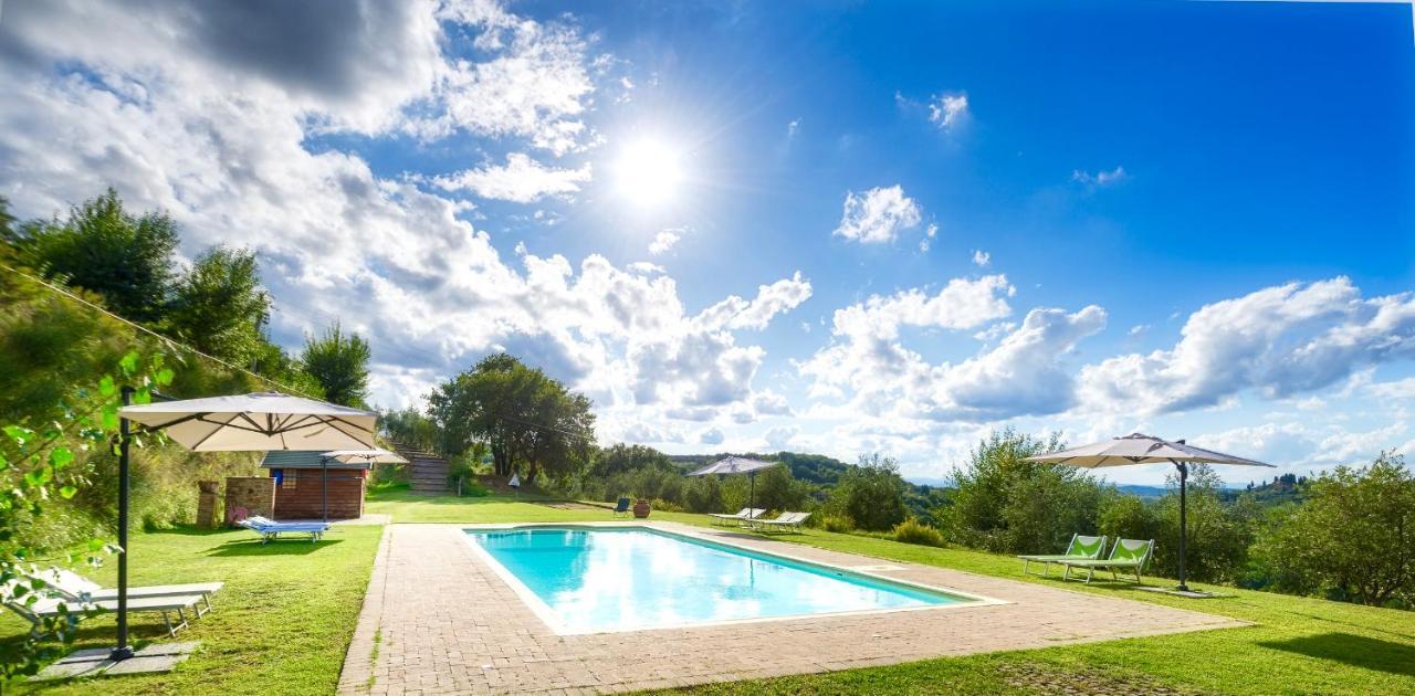 Casa Ora D'Oro - Panoramic Views / Pool / Private Garden Villa Trequanda Exteriör bild