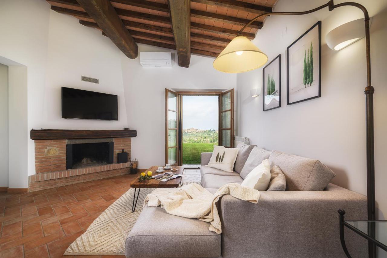 Casa Ora D'Oro - Panoramic Views / Pool / Private Garden Villa Trequanda Exteriör bild