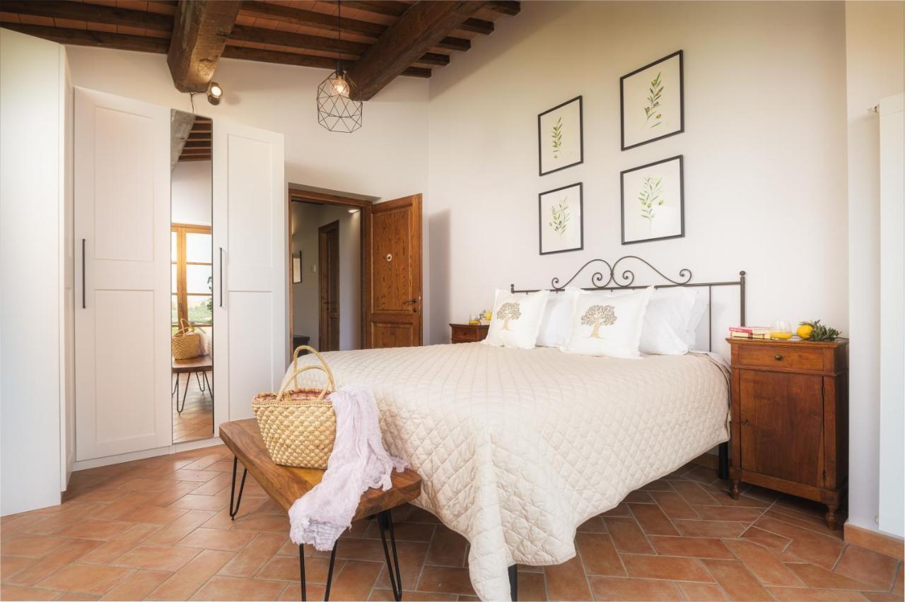 Casa Ora D'Oro - Panoramic Views / Pool / Private Garden Villa Trequanda Exteriör bild