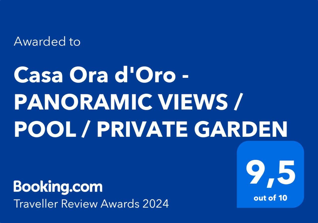 Casa Ora D'Oro - Panoramic Views / Pool / Private Garden Villa Trequanda Exteriör bild